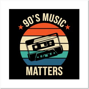 90's Music Matters Cassette tape Posters and Art